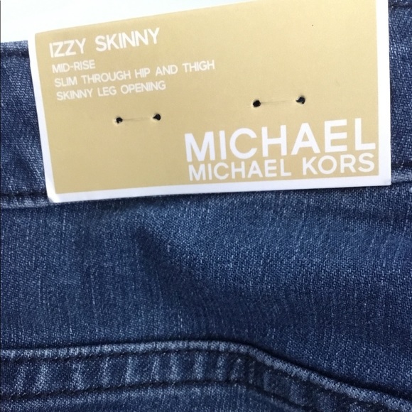Michael Michael Kors Izzy Mid Rise Skinny Jeans NWT - Picture 7 of 10